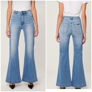 ROLLA'S Light Blue High-Rise Flare Jeans
